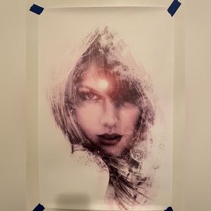 Taylor Swift Canvas Poster 16” X 23&1/2”.